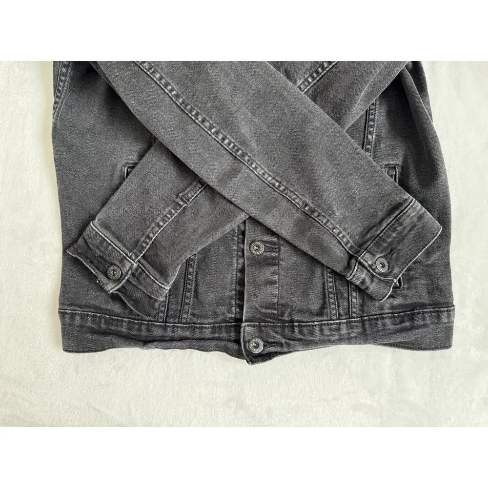 Levi's Black Denim Trucker Jacket - Picture 5 of 12